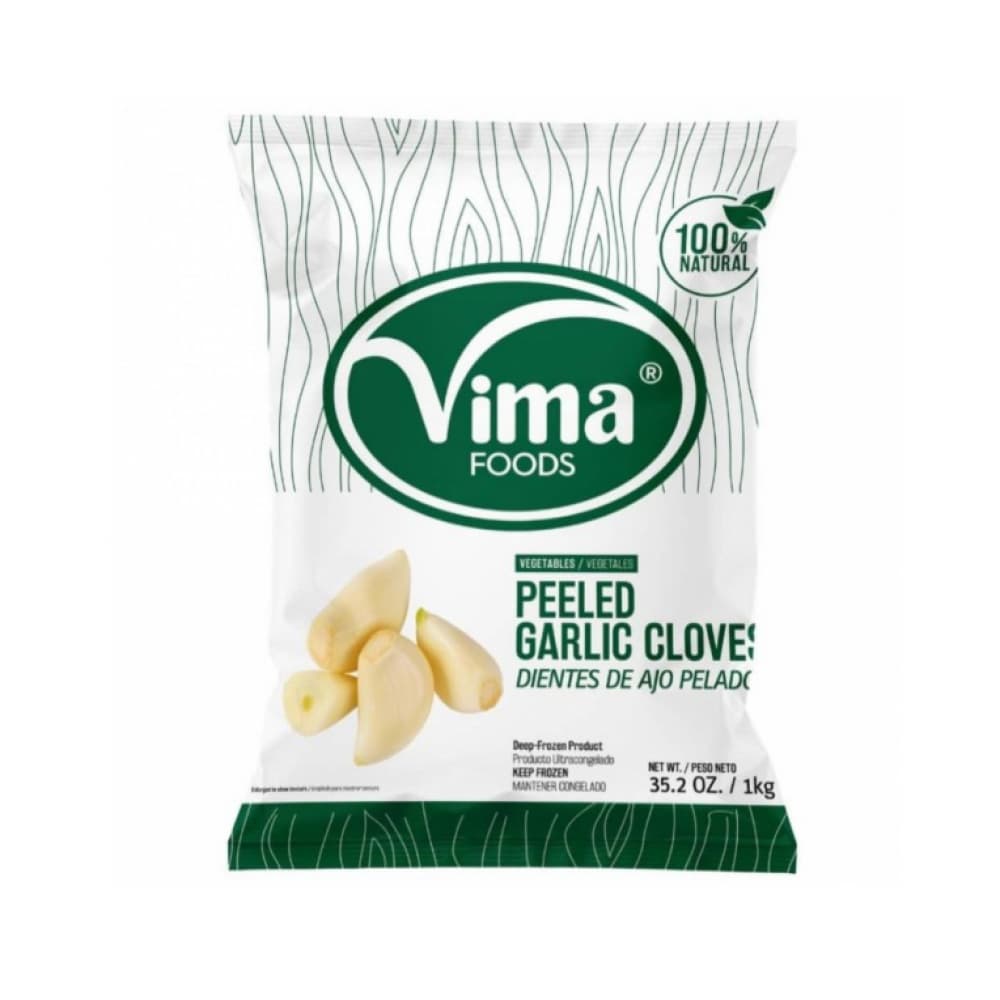 Dientes de ajo pelados Vima Foods (1 kg / 2.2 lb) - Imagen 1