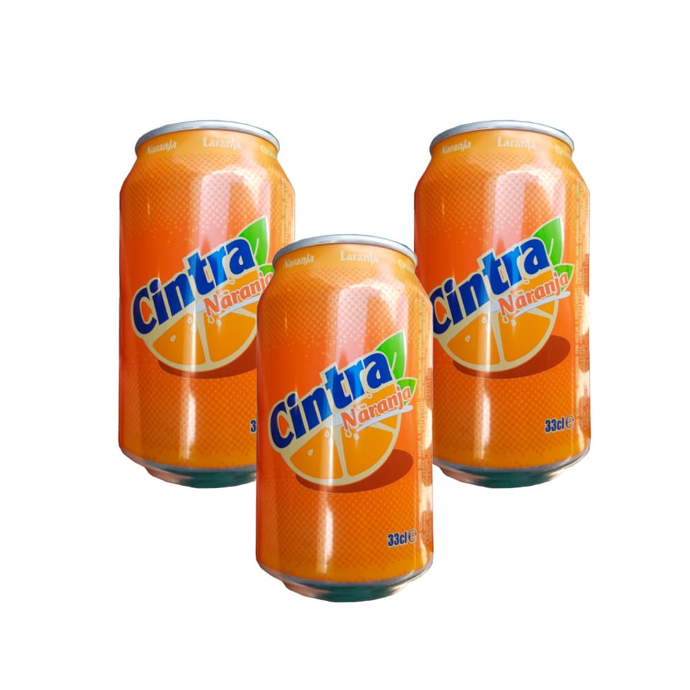 Refresco gaseado de naranja Cintra (3 x 330 ml) - Imagen 1