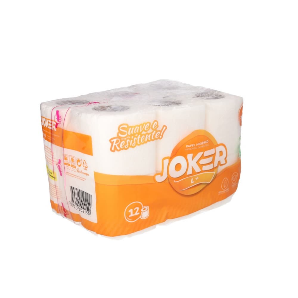 Papel higiénico doméstico Joker (12 U) - Imagen 1