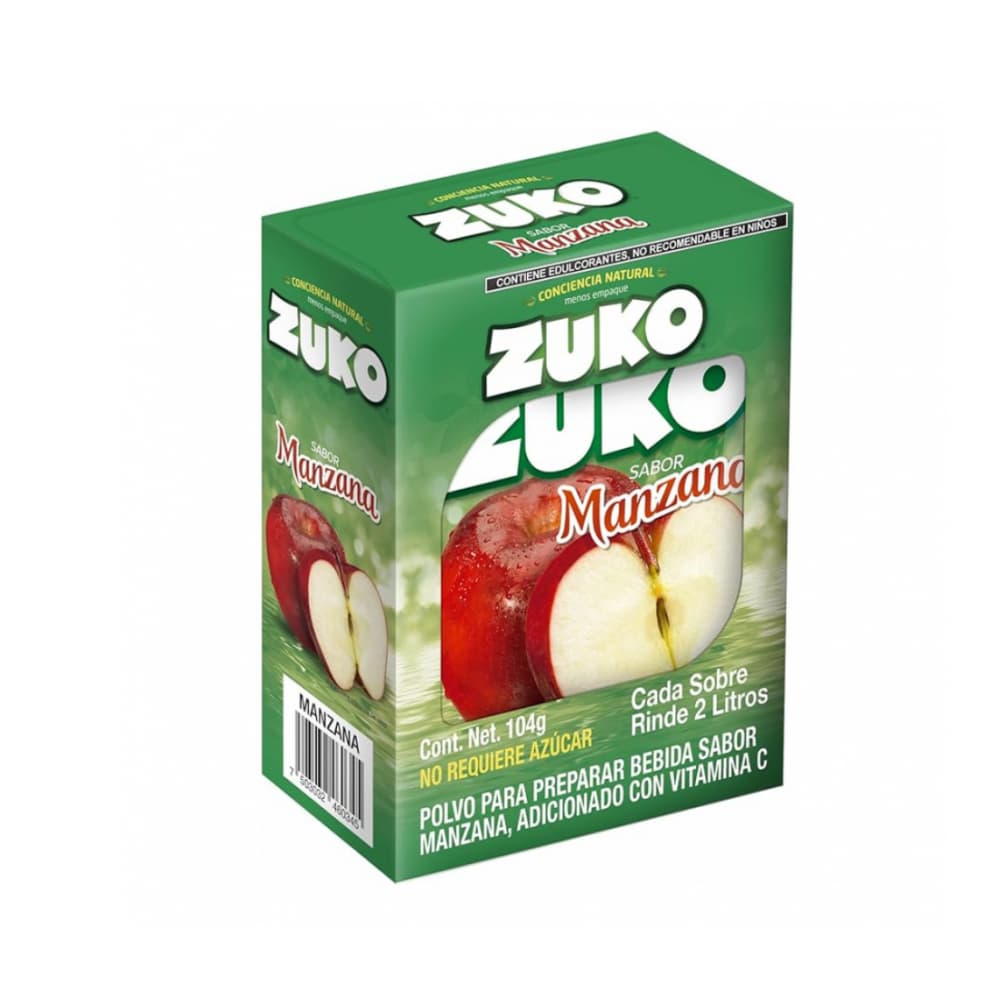 Refresco instantáneo sabor manzana Zuko (8 x 13 g) - Imagen 1