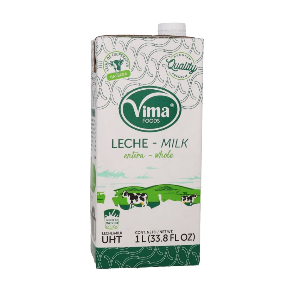Leche entera Vima Foods (1 L) - Imagen 1