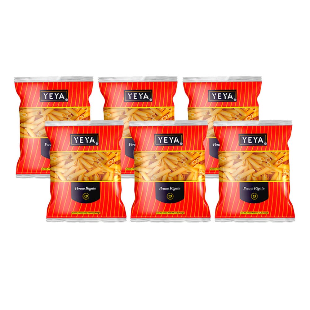 Pasta penne Yeya (6 x 400 g / 14.11 oz) - Imagen 1