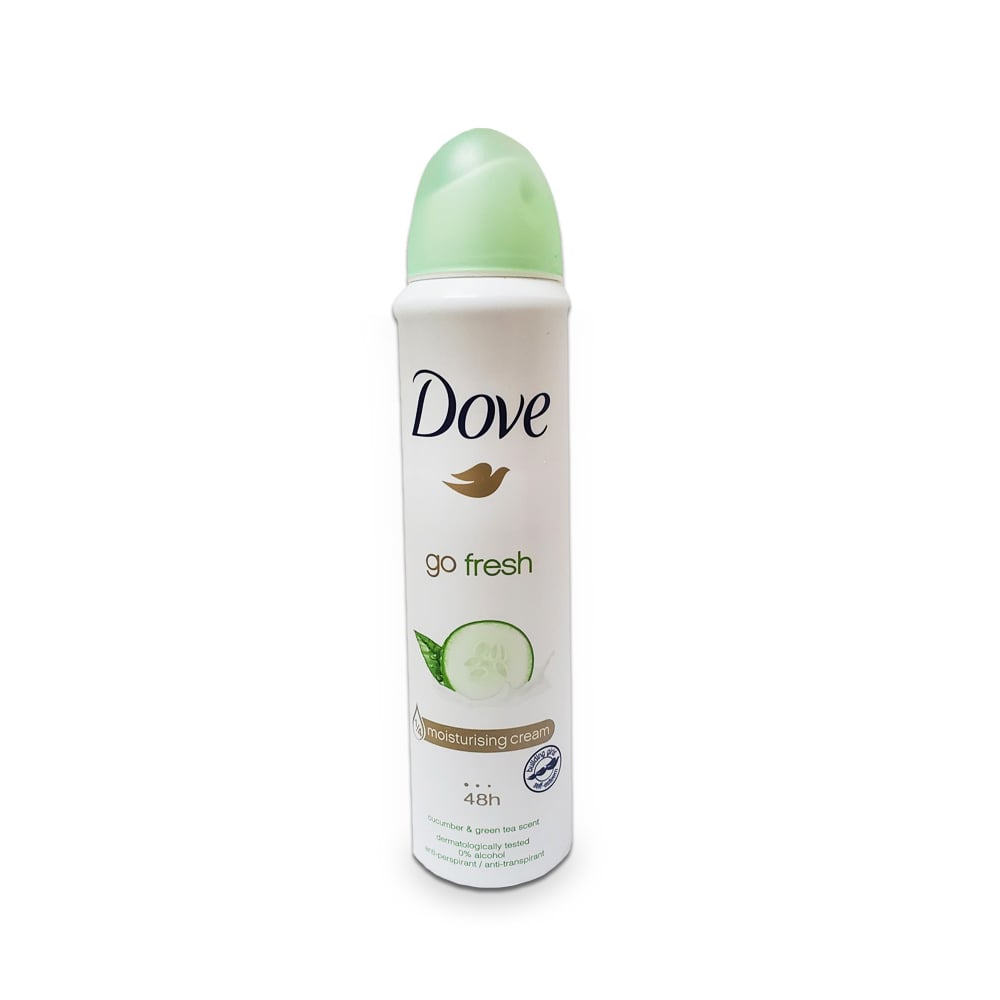 Desodorante en spray con aroma a pepino y té verde go fresh Dove (150 ml) - Imagen 1