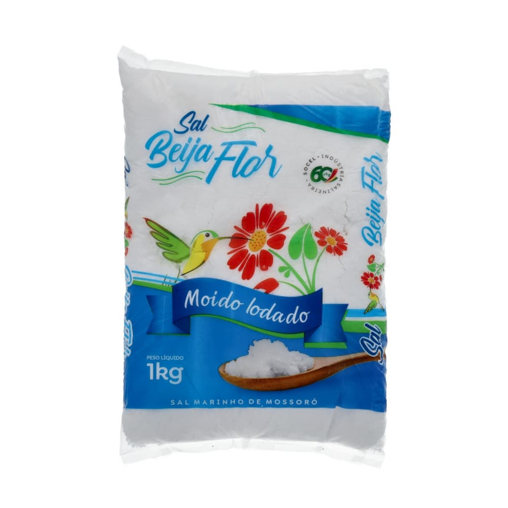 Sal marina Mossoró Beija Flor (1 kg / 2.2 lb) - Imagen 1