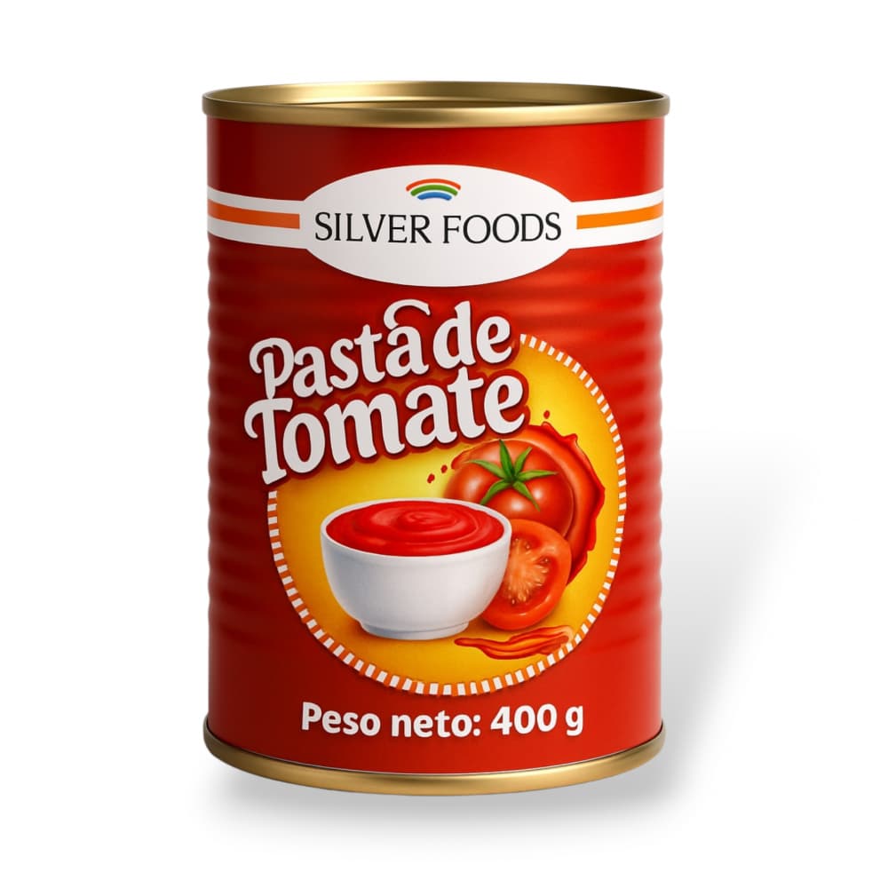 Pasta de tomate Silver Foods (400 g / 14.13 oz) - Imagen 1