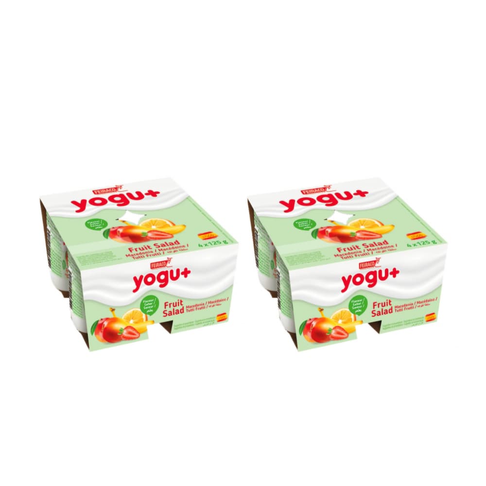 Yogur pasteurizado sabor a macedonia (8 x 125 g) - Imagen 1
