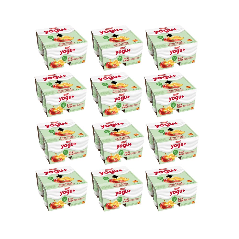Yogur pasteurizado sabor a macedonia (48 x 125 g) - Imagen 1