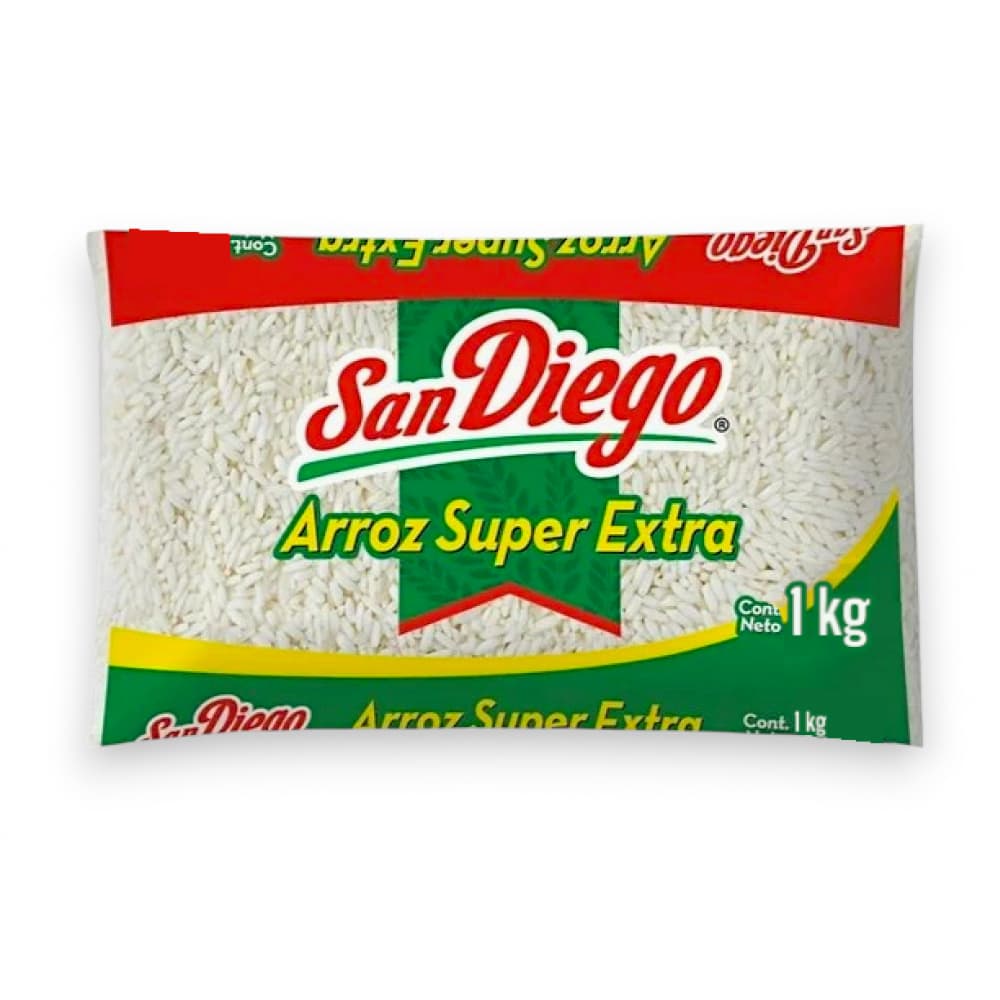 Arroz super extra San Diego (1 kg / 2.2 lb) - Imagen 1