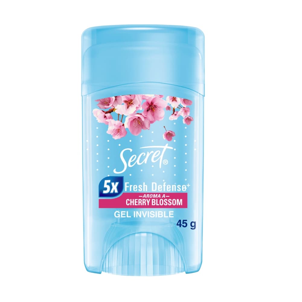 Desodorante antitranspirante en gel con aroma a flor de cerezo Fresh Defense Secret (45 g / 1.59 oz) - Imagen 1