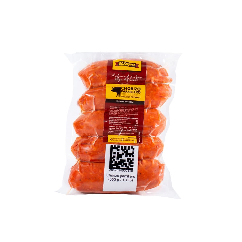 Chorizo parrillero Wapa (500 g / 1.1 lb) - Imagen 1