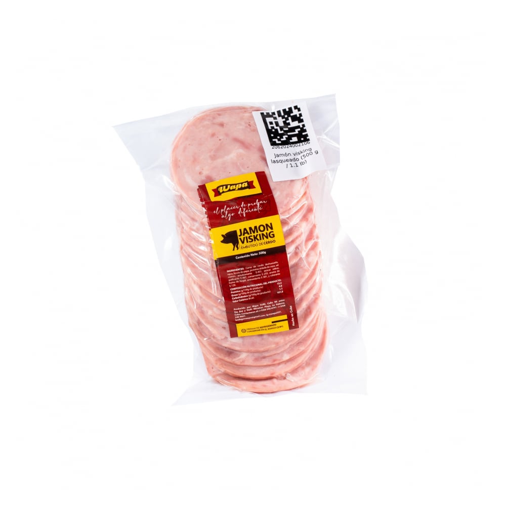 Jamón viking lasqueado Wapa (500 g / 1.1 lb) - Imagen 1