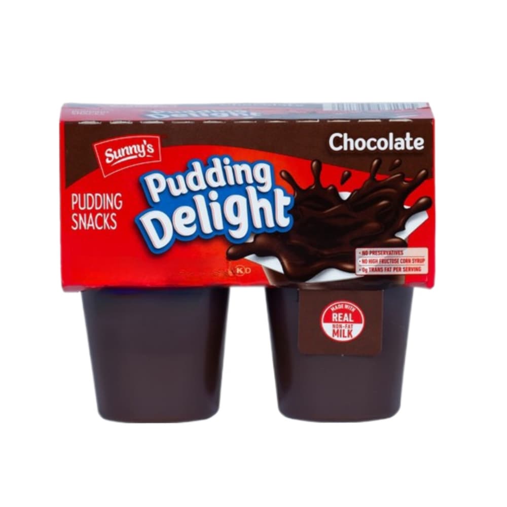 Natilla de chocolate Sunny' s (4 x 92.1 g / 3.25 oz) - Imagen 1