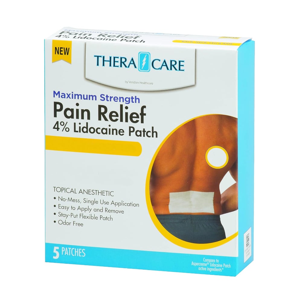 Parche de lidocaína 4 % 10 cm x 14 cm TheraCare (5 U) - Imagen 1
