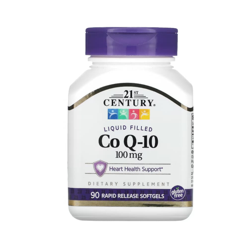 Coenzima Q-10 100 mg 21st Century (90 cápsulas blandas) - Imagen 1
