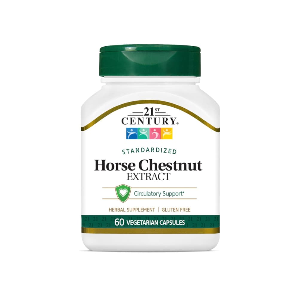 Extracto de castaño de indias estandarizado 21st Century (60 cápsulas) - Imagen 1
