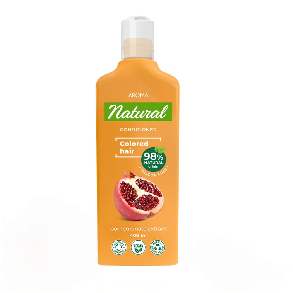 Acondicionador para cabellos teñidos de granada Aroma Natural (400 ml) - Imagen 1