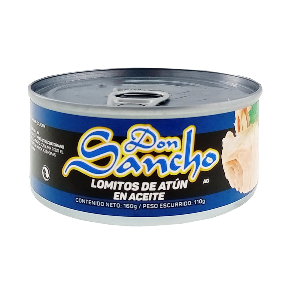Lomitos de atún en aceite Don Sancho (160 g / 5.64 oz) - Imagen 1