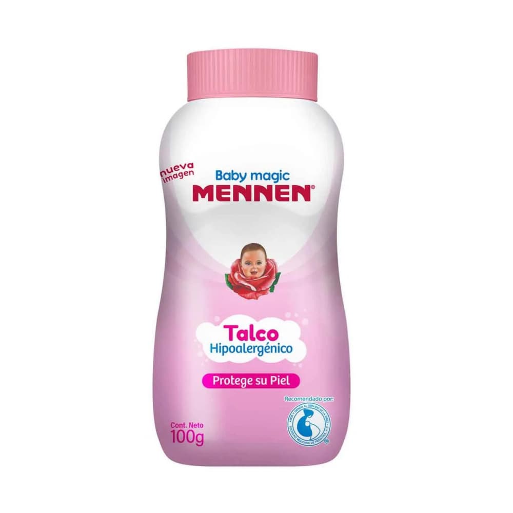 Talco hipoalergénico para bebés Mennen (100 g / 3.53 oz) - Imagen 1