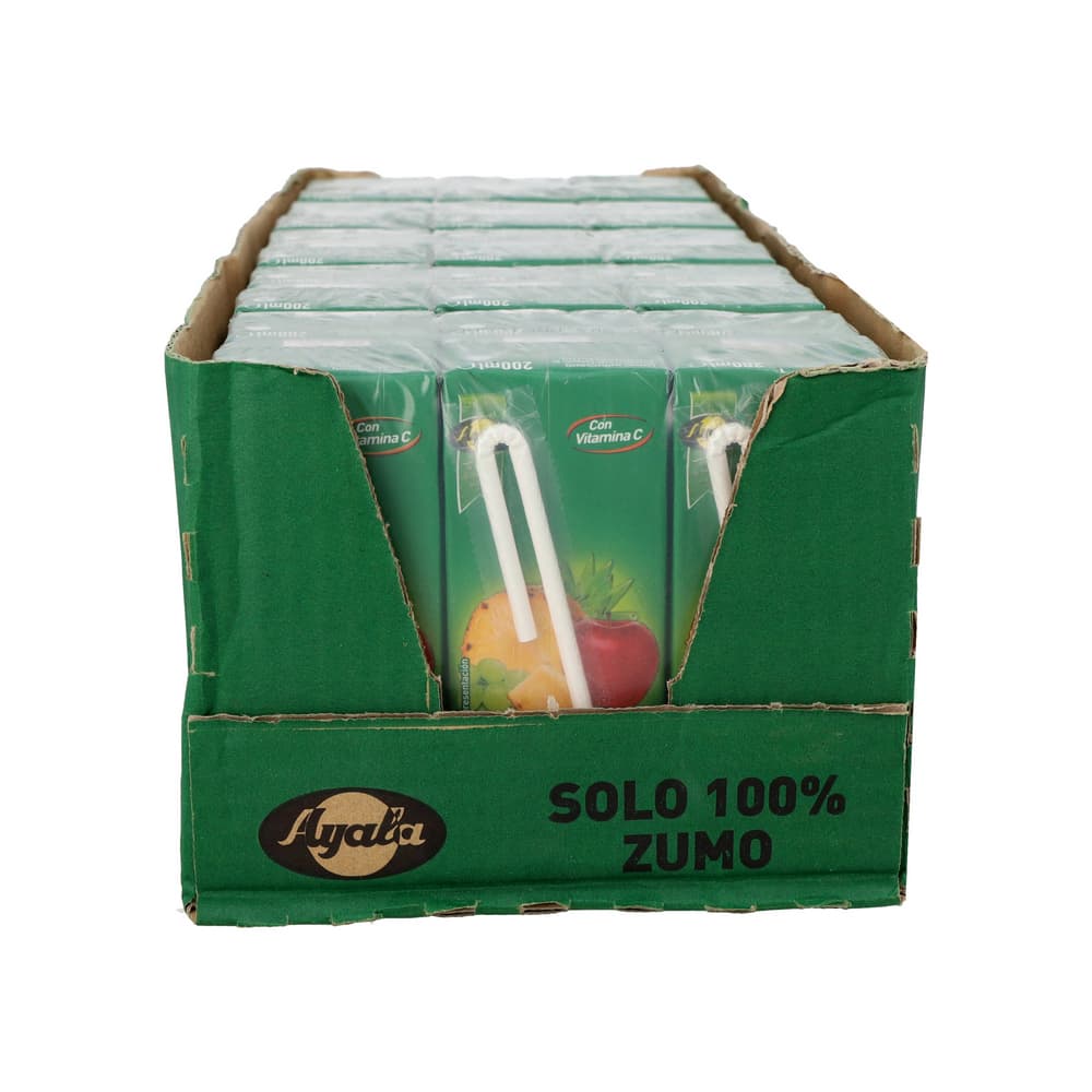 Jugo de manzana, piña y uva Ayala (30 x 200 ml) - Imagen 1