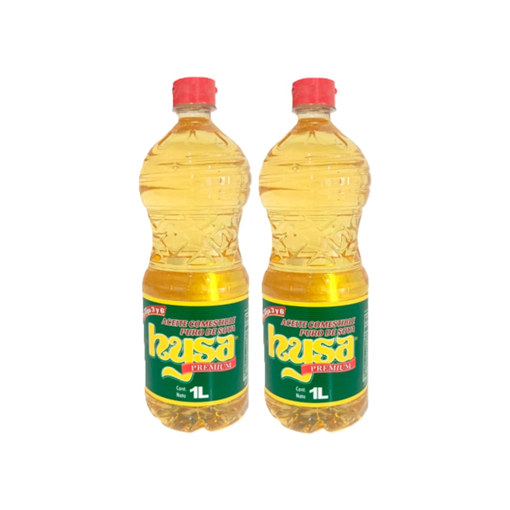 Aceite de soya puro Hysa (2 X 1 L) - Imagen 1