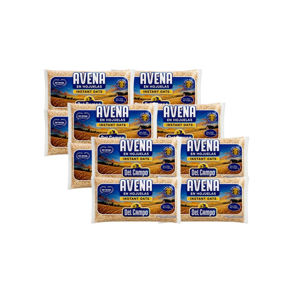Avena en hojuelas Del Campo (12 x 454 g / 1 lb) - Imagen 1