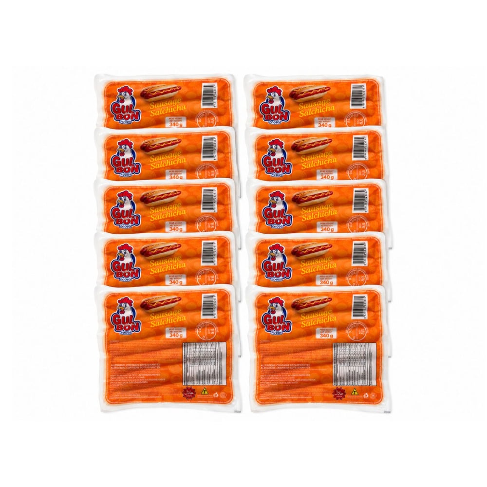 Salchichas de pollo Gui Bon Foods (10 x 340 g / 12 oz) - Imagen 1