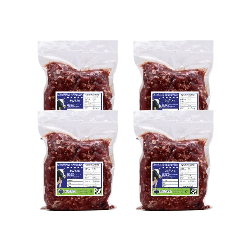 Picadillo de carne de res de segunda Multisell (4 x 2.00 kg / 4.4 lb) - Imagen 1