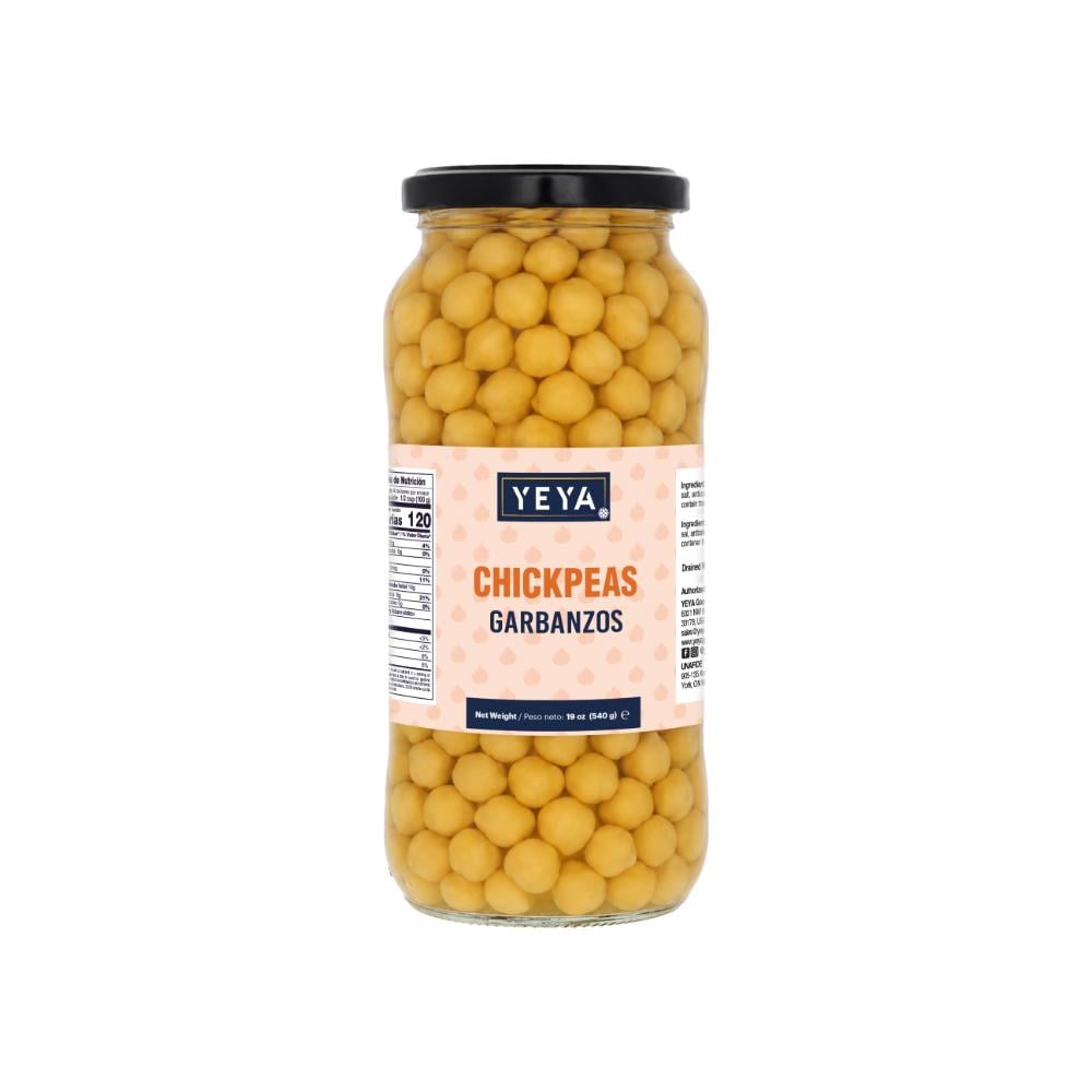 Garbanzos cocidos YEYA (540 g / 19 oz) - Imagen 1