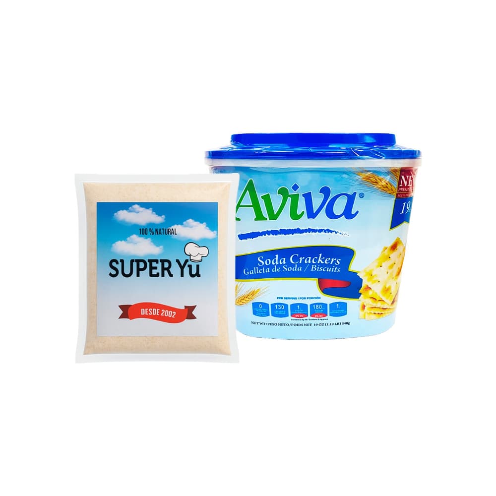 Combo de galletas de soda + refresco instantáneo sabor limón - Imagen 1