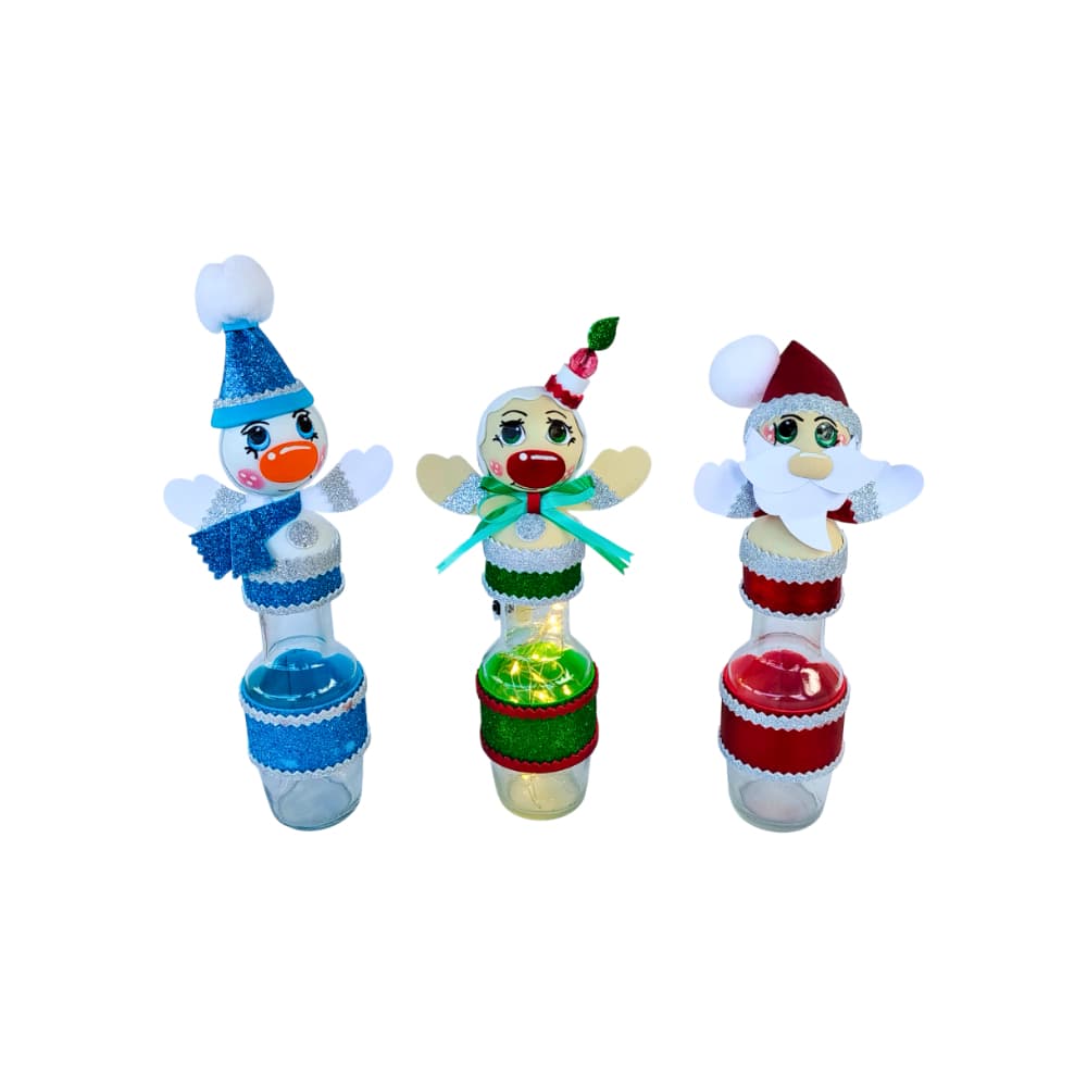 Set de figuras navideñas luminosas decorativas Torbex - Imagen 1