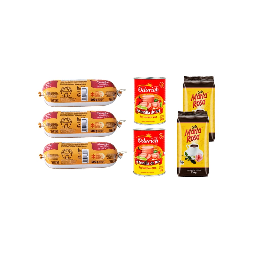 Combo mixto (mortadella, jamonilla y café) - Imagen 1