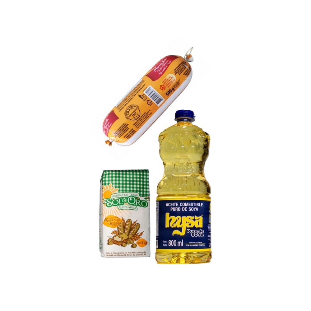 Combo mixto 5 (harina + aceite + embutido) - Imagen 1