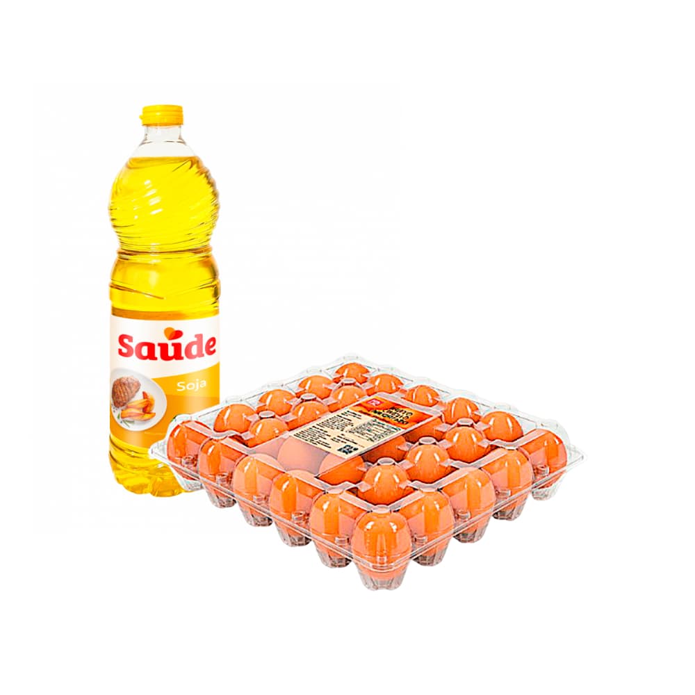 Huevo criollo + Aceite de soya Saude - Imagen 1