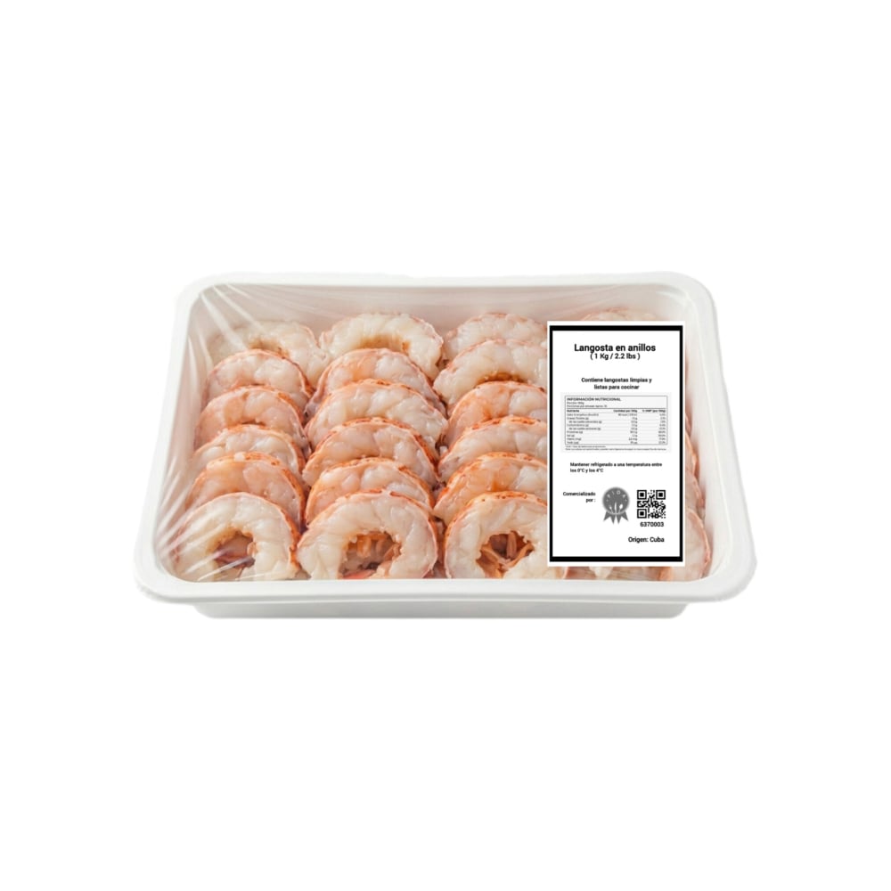 Langosta en anillos Pida (1 kg / 2.2 lb) - Imagen 1