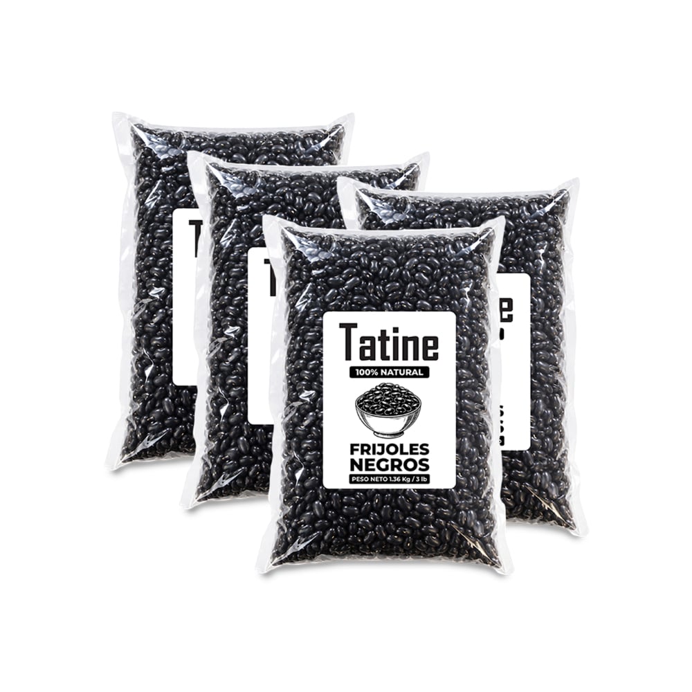 Frijoles negros Tatine (4 x 1.36 kg / 3 lb) - Imagen 1