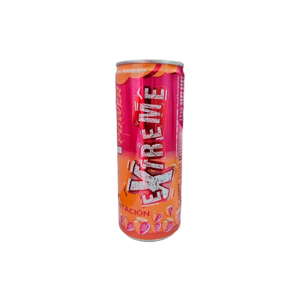 Bebida energizante sabor melocotón y frambuesa Fast Power Extreme (250 ml) - Imagen 1