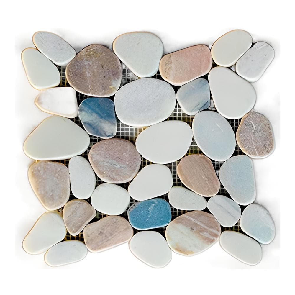 Caja de losas - Mosaico Imperial mist 27 x 27 cm – piedra natural Zeric (10 U) - Imagen 1