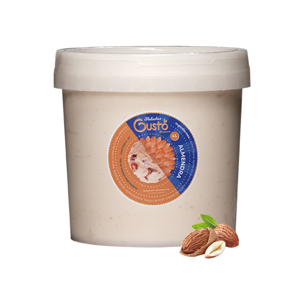 Helado Premium de almendra Gustó (4 L) - Imagen 1