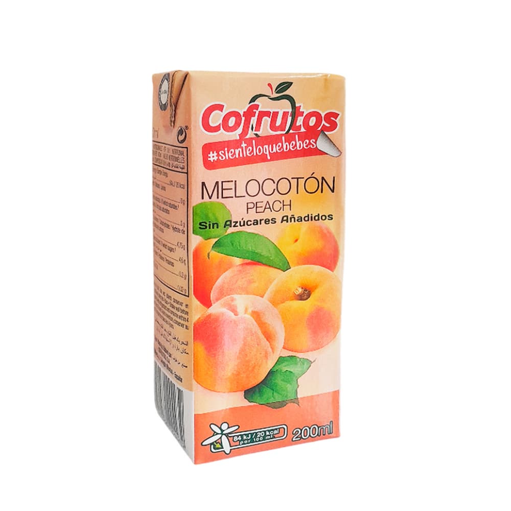 Néctar de melocotón Cofrutos (200 ml) - Imagen 1