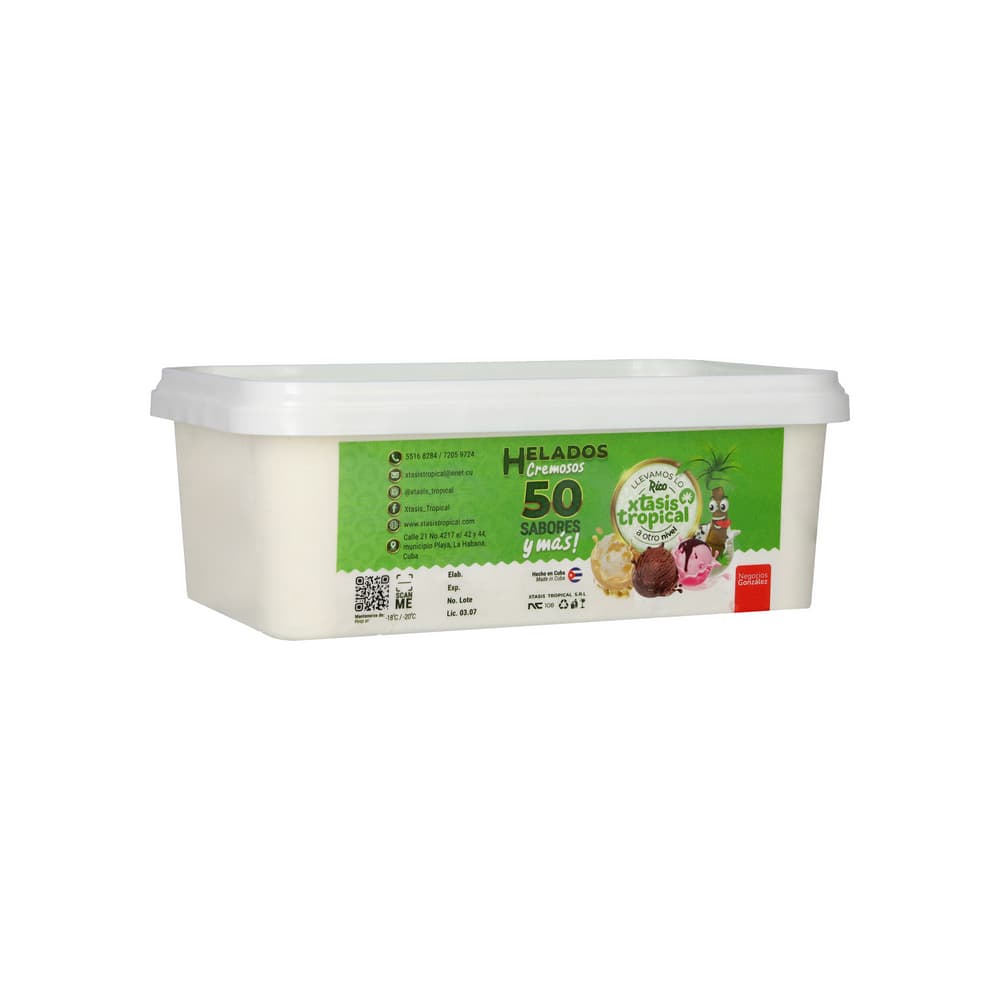 Helado cremoso sabor fresa Xtasis Tropical (1 L) - Imagen 1