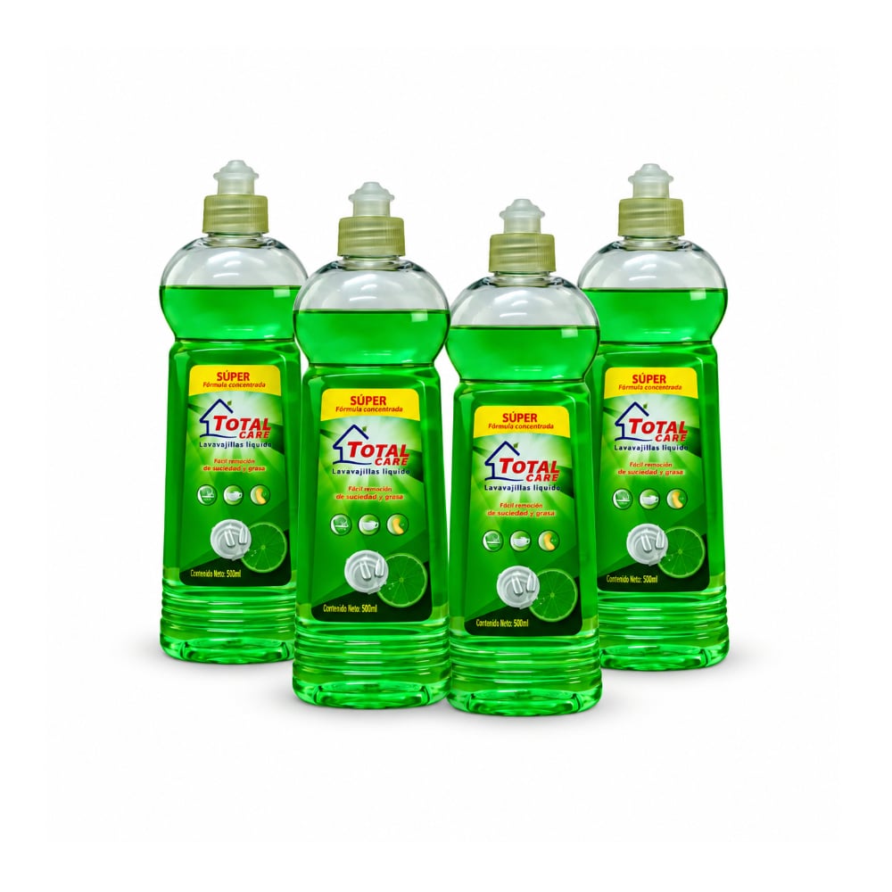Combo lavavajillas líquido Total Care (4 x 500 ml) - Imagen 1