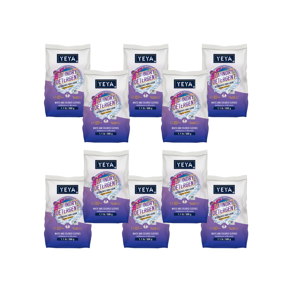 Detergente en polvo con aroma a lavanda Yeya (10 x 500 g / 1.1 lb) - Imagen 1