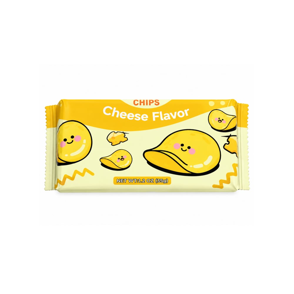Papas fritas sabor Queso SilverFoods Chips (35 g / 1.2 oz) - Imagen 1