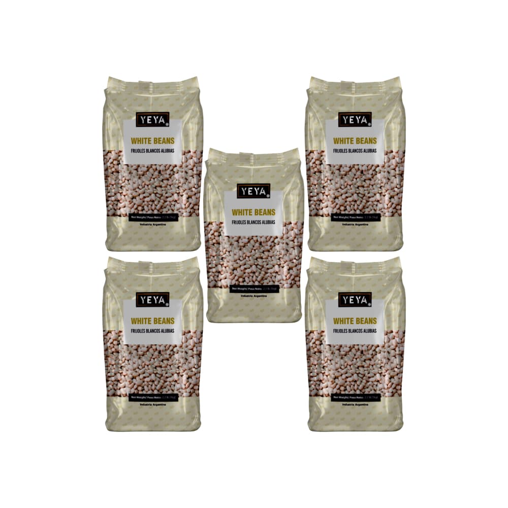 Frijoles blancos Yeya (5 x 1 kg / 2.2 lb) - Imagen 1