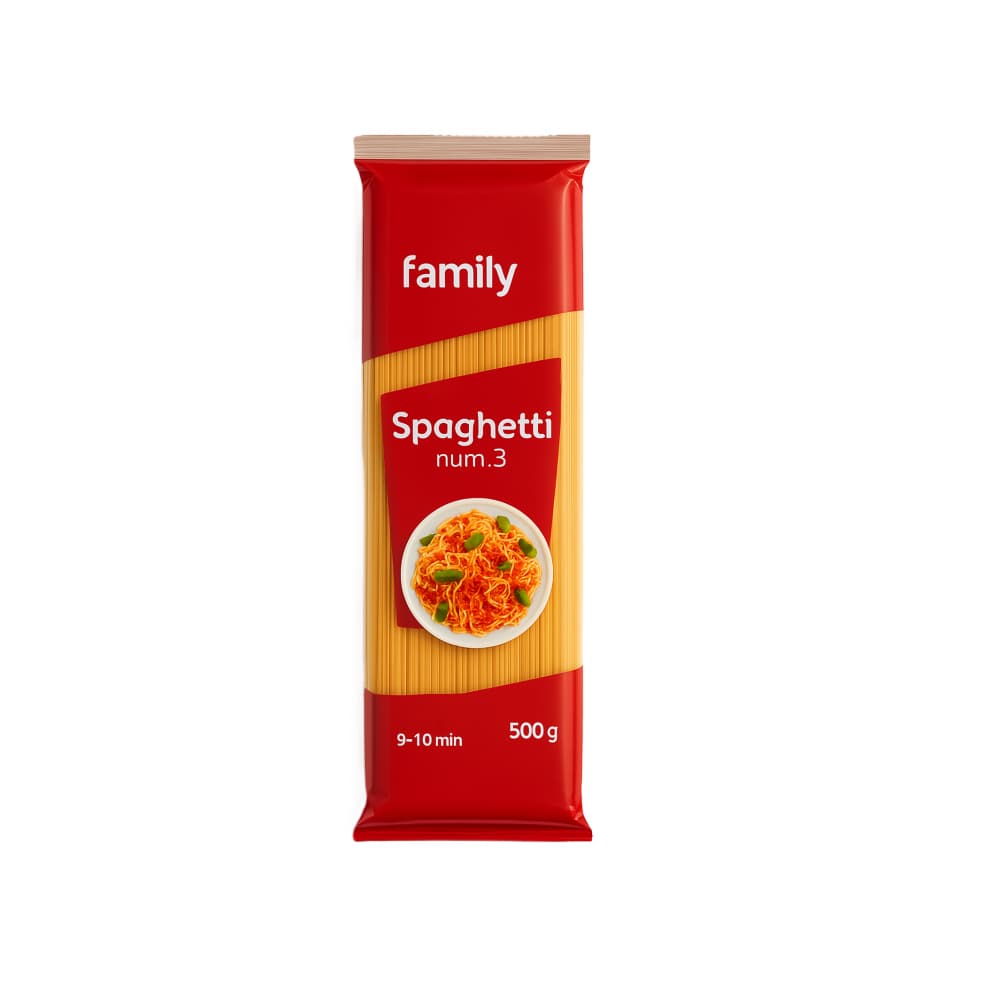 Espagueti Family (500 g / 1.1 lb) - Imagen 1