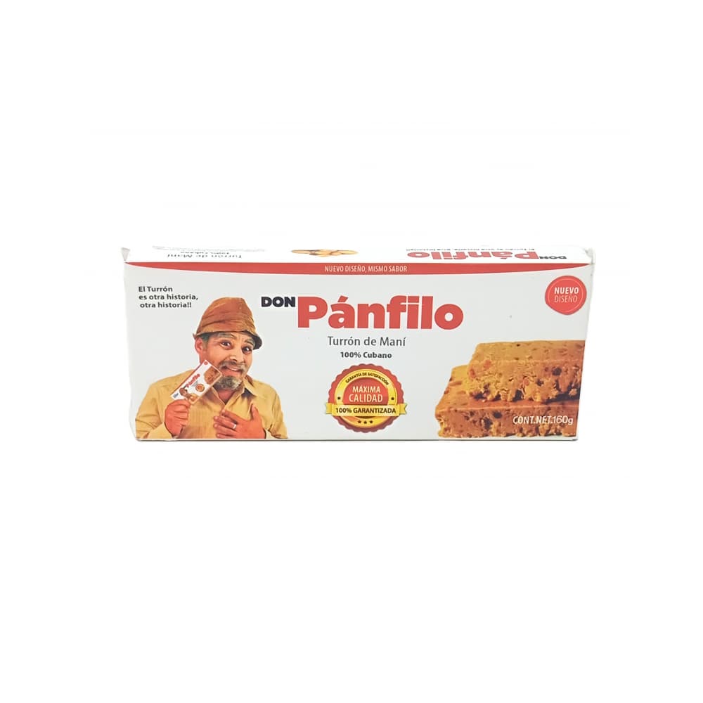Turrón de maní Don Pánfilo (160 g / 5.6 oz) - Imagen 1