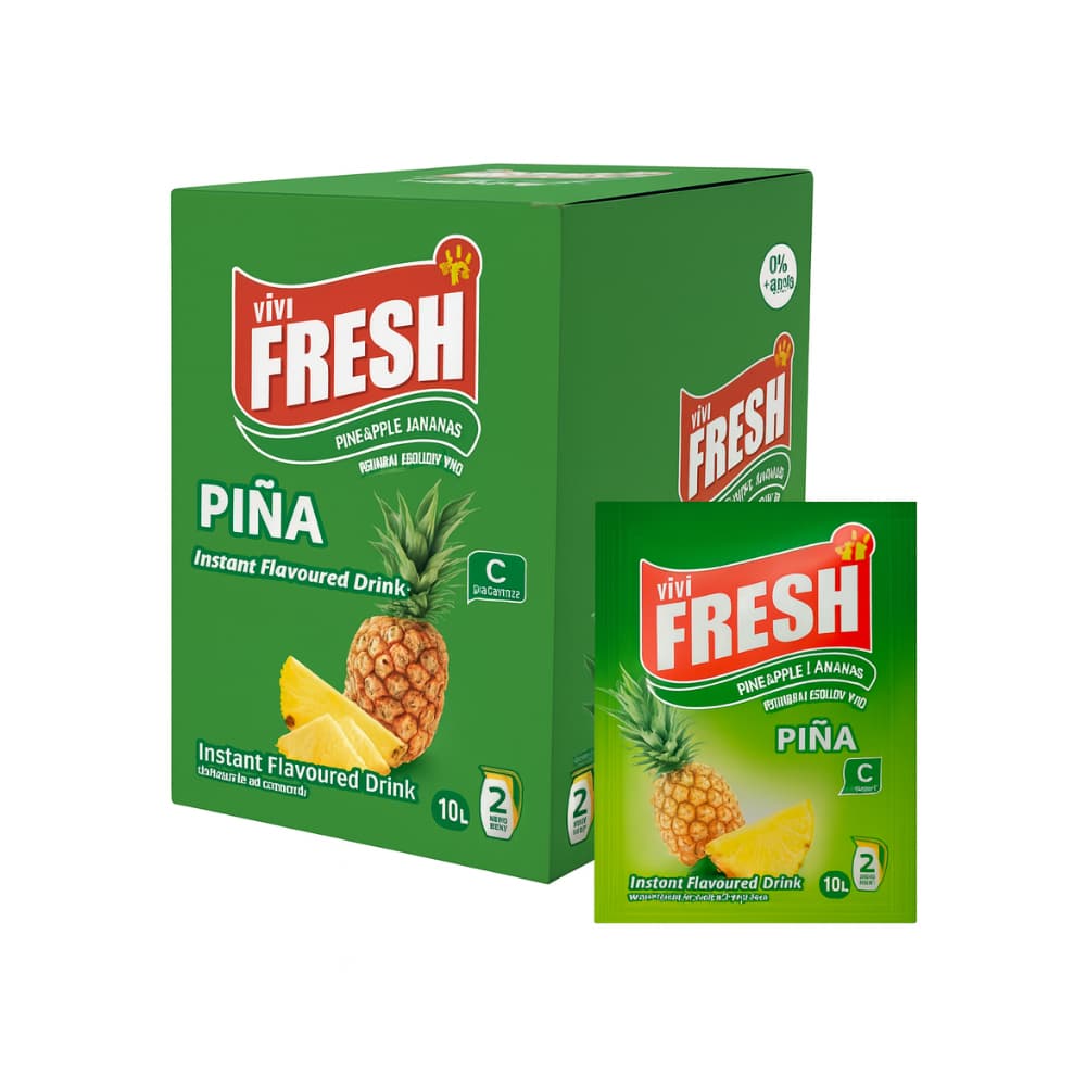 Refresco instantáneo sabor piña Vivi Fresh Erdem (24 x 10 g) - Imagen 1