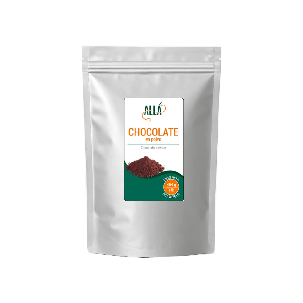 Chocolate en polvo ALLÁ (454 g / 1 lb) - Imagen 1