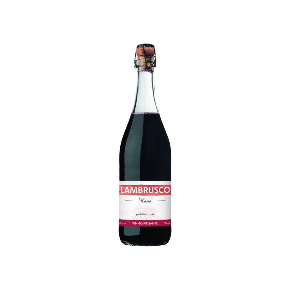 Vino tinto espumoso Lambrusco Rosso Continente (750 ml / 25.36 fl oz) - Imagen 1