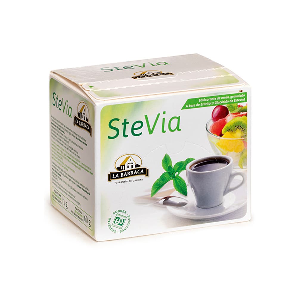 Edulcorante de mesa granulado Stevia La Barraca (60 g / 2.12 oz) - Imagen 1